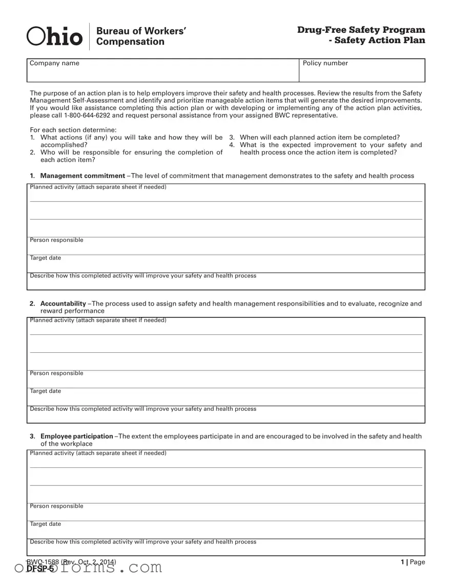 Free Ohio Dfsp 5 Template