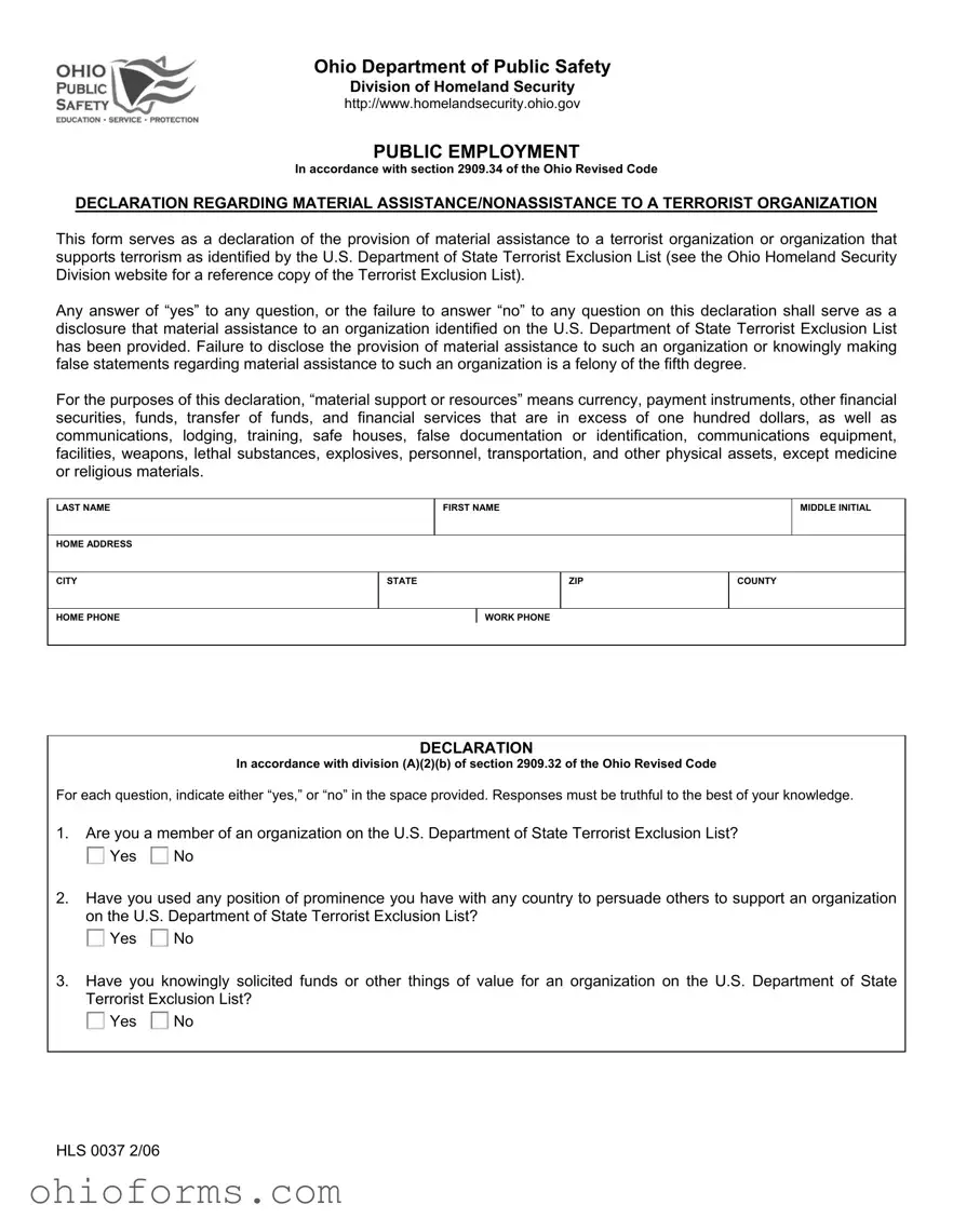 Free Ohio Hls 0037 Template