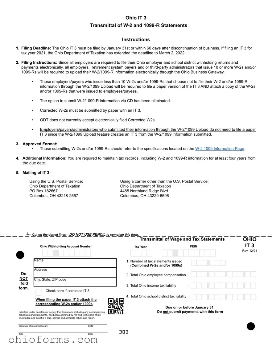Free Ohio It 3 Template