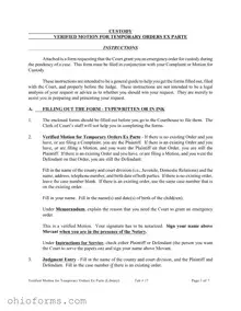 Free Ex Parte Temporary Custody Order Ohio Template