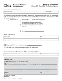 Free Ohio Bwc 3907 Template