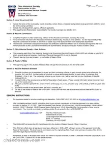 Free Ohio Historical Society Template