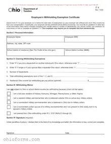 Free Ohio It 4 Template