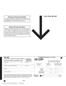 Free Ohio Sd 40P Template