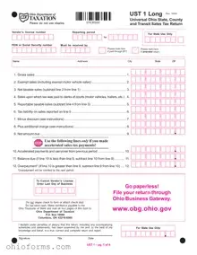 Free Ohio Ust 1 Template